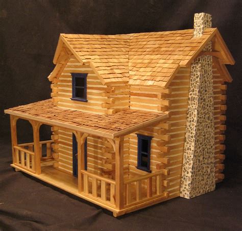 cabin dollhouse|wooden dollhouse kits for adults.